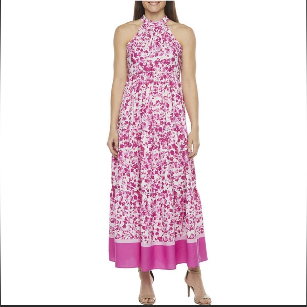 Melonie T Maxi Dress NWT Fushia